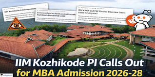 IIM Kozhikode Sends PI Call Emails for MBA Admission 2026–28; Interviews from February